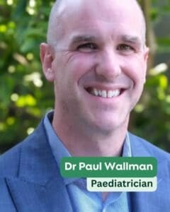 Dr Paul Wallman paediatrician at Greenhouse Paediatrics Karrinyup.